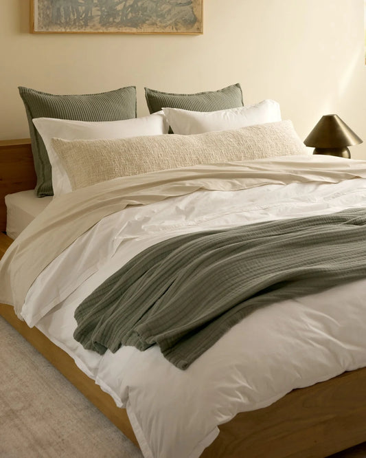 Weavely™ Percale Duvet Cover Set